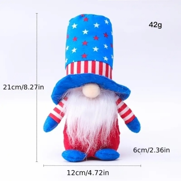 Patriotic pair of  Gnomes - Picture 3 of 3